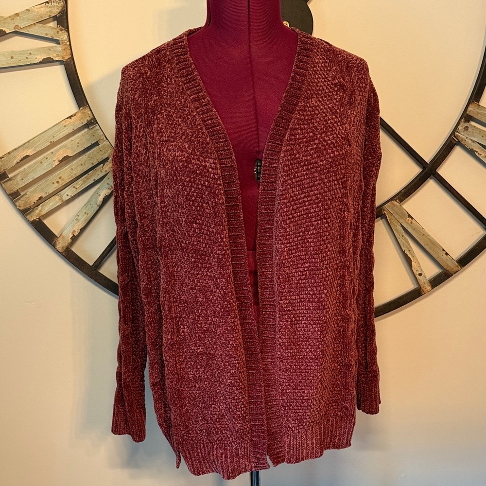 Pink Rose Women's Burgundy Sweater